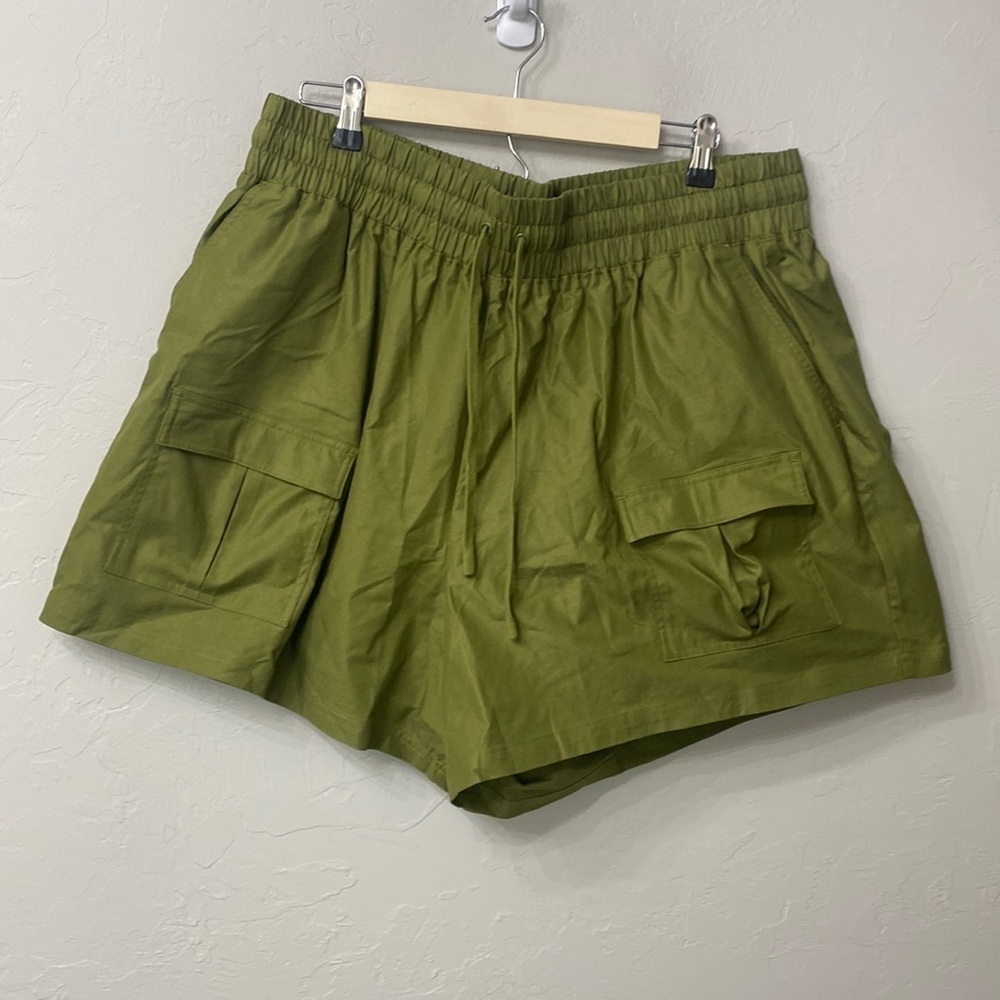 Fabletics Camden cargo short green size 1X.NWT.